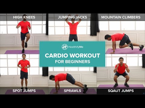 CARDIO WORKOUT FOR BEGINNERS at home in 10 minutes lockdown workout without equipment HealthifyMe