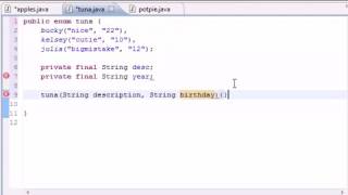 Java Programming Tutorial 44 Enumeration