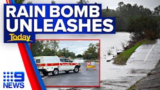 ‘Worst weather yet to come’: Heavy rain hits NSW and Queensland | 9 News Australia