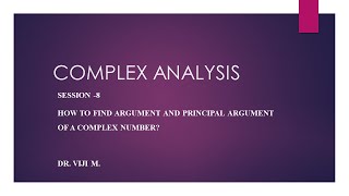 Basic Mathematical Analysis: Session 73 by Dr. Viji M.