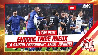 Ligue 1 : "L'OM peut encore faire mieux la saison prochaine", exige Juninho
