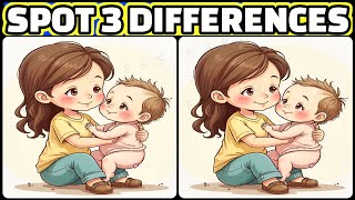 🎯✨Spot the Difference Brain Game Challenge🎯🔍 【Spot the 3 Differences #107】