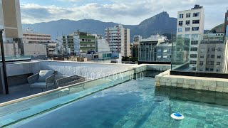 Wonderful luxury penthouse with pool for sale in Ipanema ref: HR.159