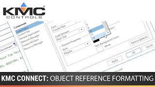 KMC কানেক্ট: অবজেক্ট রেফারেন্স ফরম্যাটিং