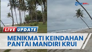 Menikmati Keindahan Pantai Mandiri Lampung, Wisatawan Bebas Beraktivitas Tanpa Terluka Batu Karang