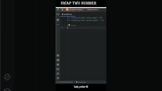 🔹Python Program to Swap Two Numbers Without Using a Temporary Variable
