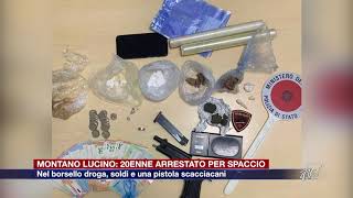 Etg - Nel borsello droga, soldi e una pistola scacciacani. 20enne arrestato per spaccio