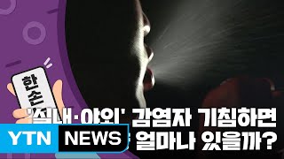 [15초뉴스] '실내·야외' 감염자 기침하면, 영향 얼마나 있을까? / YTN