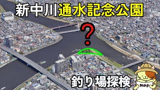 中川・新中川分岐点「新中川通水記念公園」に釣り場はあるのか！？