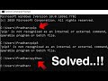 [Solved] python/pip/pip3 is not recognized as an internal or external command | python command error