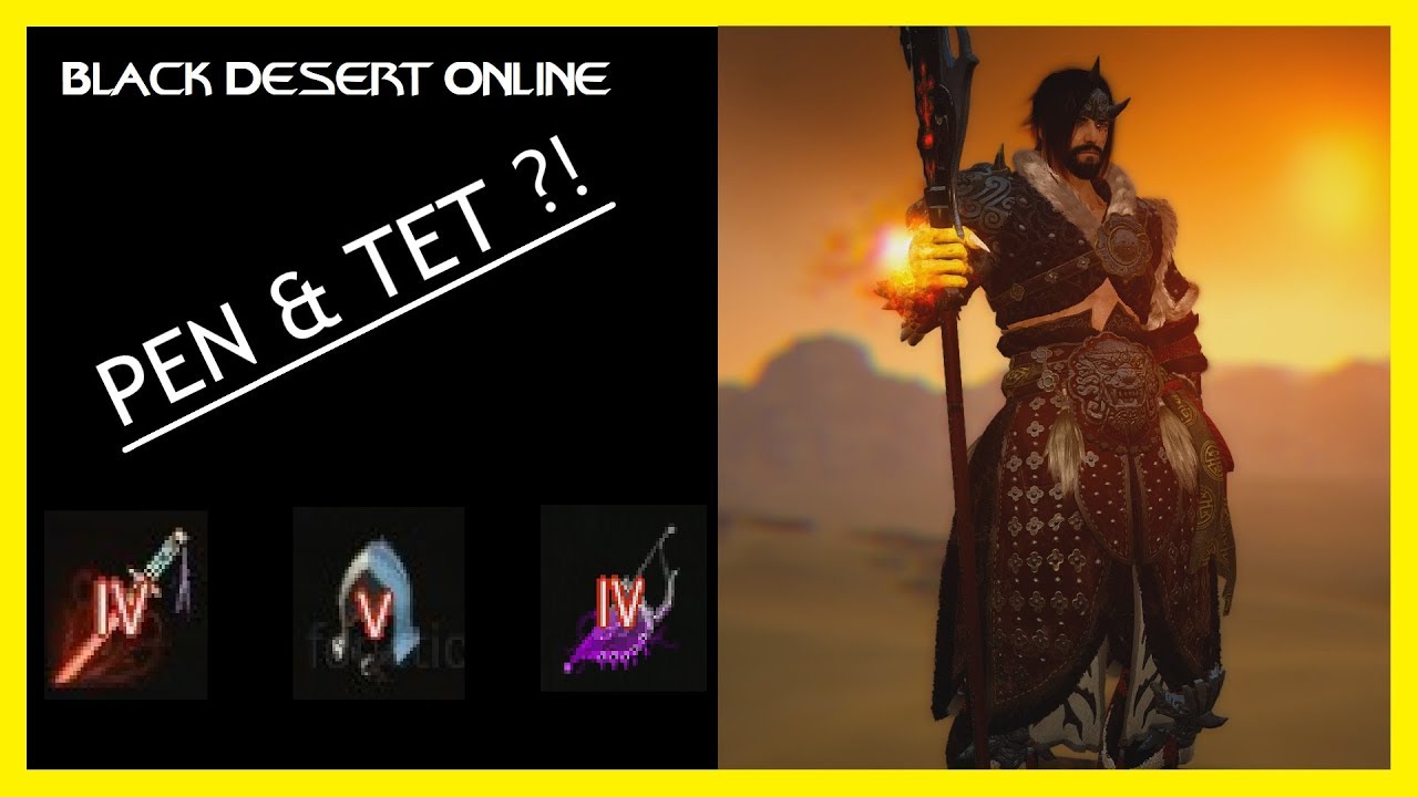 Bdo Pen Tet Enchantement Youtube