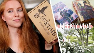 Owlcrate April unboxing, new special editions and Strange the Dreamer! 😍 | Weekly Reading Vlog