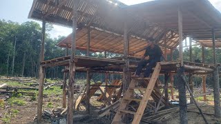 ALHAMDULILAH SELESAI PASANG TANGGA,PONDOK KEBUN.