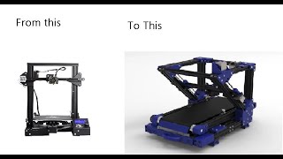 TigTak Kit Ender 3 Pro conversion to a Belt Printer (Part 1)
