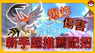 【寶可夢大集結】烈箭鷹攻略(飛翔流) ! 新手超推薦配招 !【起司】寶可夢大集結 烈箭鷹