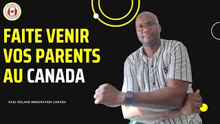 Faites venir vos parents au Canada grâce à ces programmes