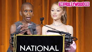 Ariana Grande \u0026 Cynthia Erivo Speak On Collaborating For Wicked At The National Board Of Review Gala