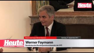 HEUTE Leser befragen Werner Faymann: Berufswunsch