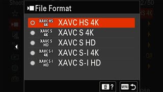 شاهد قبل ما تختار غلط Sony Codecs - XAVC HS , XAVC S, XAVC SI