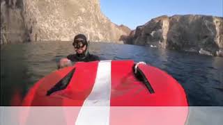 Freediving samail lake الغوص الحر في بحيرة سمائل