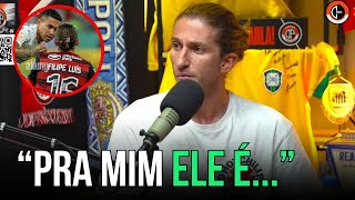 QUE MORAL! FILIPE LUIS MANDOU ESSA SOBRE O DUDU