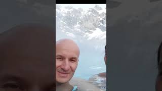 Leukerbad hot springs \u0026 Swiss Alps!#shortsfeed #shorts #shortsvideo#europe #switzerland#travel