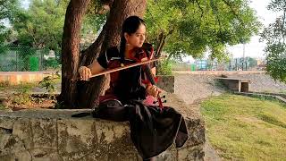 Katrin mozhi | mozhi | #jothika Josh #jyothika | 🎻 cover by Sangeetha Parthasarathy aka sahi