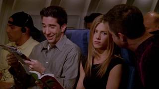 FRIENDS - Ross and Rachel in the Plane (The one with Las Vegas)