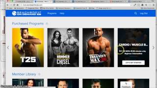 How to find your workout calendar on beachbody on demand