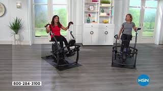 Teeter FreeStep Recumbent Cross Trainer with Floor Mat