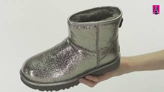 Видеообзор I Женские угги UGG Classic Mini Metallic Sparkle 2673093