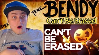 [SFM] Can't Be Erased (JT Machinima) - Bendy and the Ink Machine Rap | REACTION