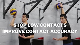 STOP LOW/MISCONTACTS WITH THIS DRILL - Improve Contact Accuracy For Hitting