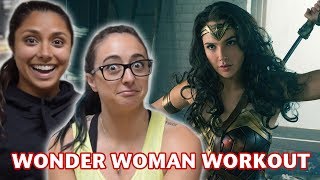 WE TRIED WONDER WOMAN'S WORKOUT (feat. Michelle Khare)