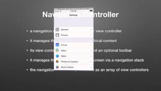 Intro to UINavigationController