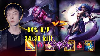 SALLY GET 89% K/P SO GOOD AT MASTER ELO