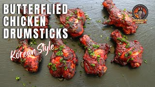 Butterflied Chicken Drumsticks | Royal Gourmet Offset Smoker and Grill