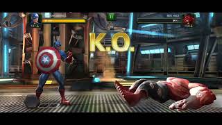Captain America Vs Red Hulk Fight 🔥 | Marvel Contest of Champions