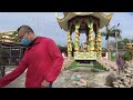 pray for blessings in a temple in da nang vietnam with vietnamese wife