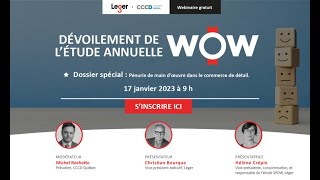 Dévoilement des résultats 2022 de l’étude WOW au Québec