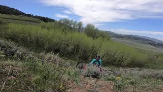 Adaptive hand cycle getting pulled out of an embankment