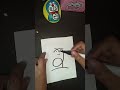 ❤️JUST ONE NUMBER|EASY OWL DRAWING#art #diy #easy #shorts #shortsviral #cute