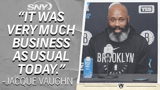 Jacque Vaughn on the state of the Nets following Kevin Durant, Kyrie Irving trades | SNY