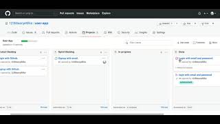 Github project board automation demonstration.