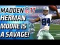 BEST WR IN THE GAME! HERMAN MOORE IS A BEAST! - Madden 17 Draft Champs