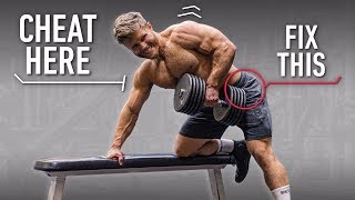 How To Do Dumbbell Rows: Build a Thicker Back With Proper "Cheating"