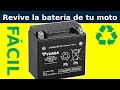 ✅ REPARAR batería de MOTO FÁCILMENTE 🛵 REVIVE tu batería con simple TRUCO Mantenimiento de baterías