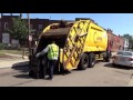 Capitol Waste Services 233 ~ Mack MR McNeilus Rear Loader On Trash In Allston