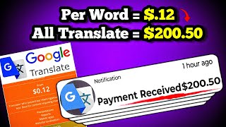 How to Earn $200.50 using GOOGLE TRANSLATE with ChatGPT! No Investment