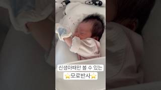 ⭐️신생아 잠결 모로반사 #신생아 #모로반사 #baby #육아일기 #1개월아기